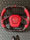 2020+ Chevrolet Corvette C8 Carbon Fiber Steering Wheel